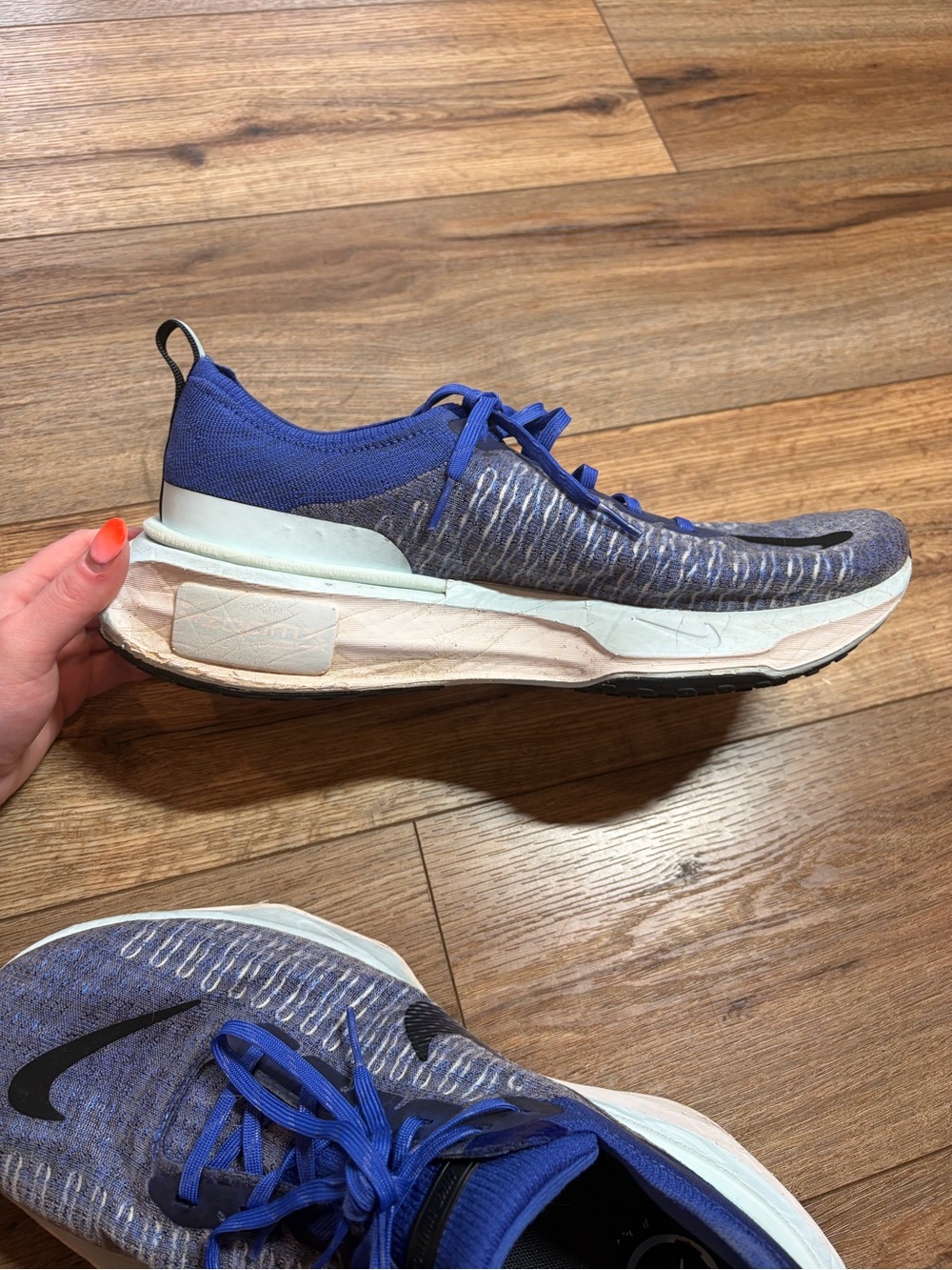 Nike ZoomX Invincible Run Flyknit 3 Astronomy Blue Men Running Shoes DR2615-404 - Picture 13 of 16